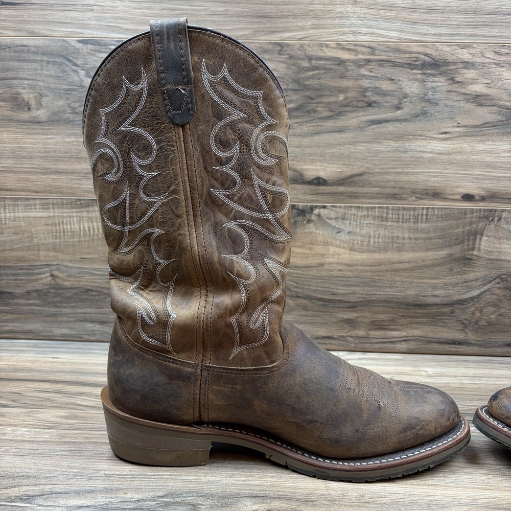 Double H Dylan Mens 11D Soft R Toe 12" Western Work Ranch Boots USA Made DH1552 - Picture 11 of 16